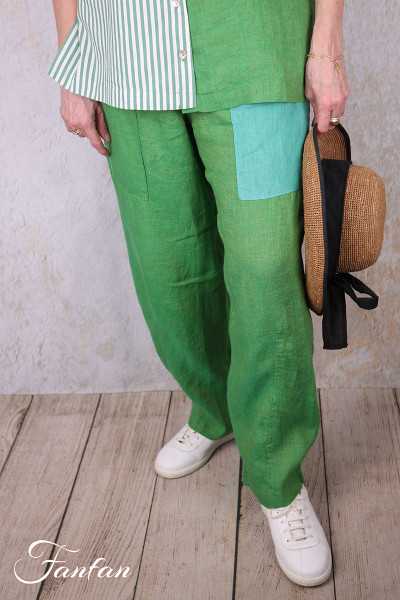 Alembika Pantalon RP351 Mojito lin vert