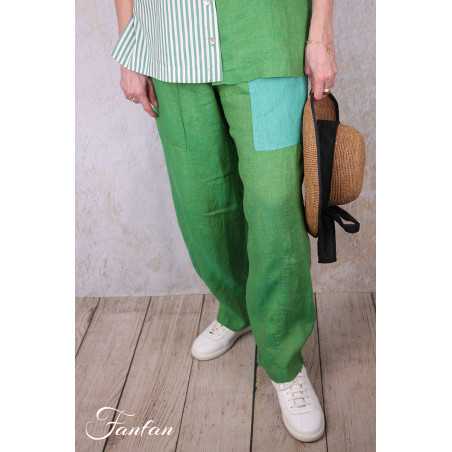 Alembika Pantalon RP351 Mojito lin vert