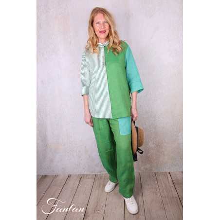 Alembika Pantalon RP351 Mojito lin vert