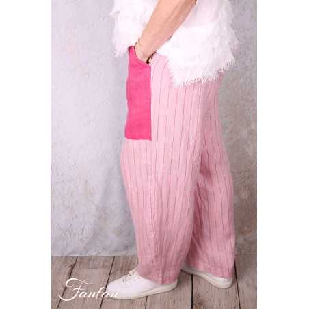 Alembika Pantalon RP346 Pink Lin