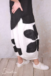 Grizas Jupe 4482-L532-151-17 blanc et noir