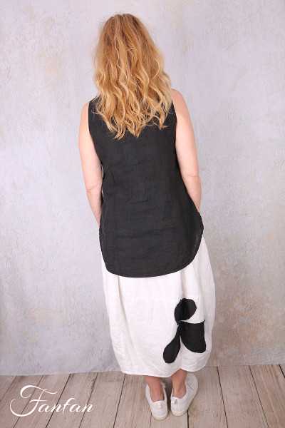 Grizas Jupe 4482-L532-151-17 blanc et noir