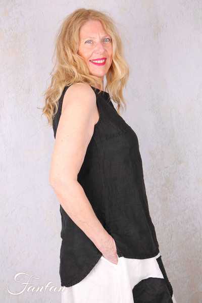 Grizas Top 52144/4-L400 en lin noir