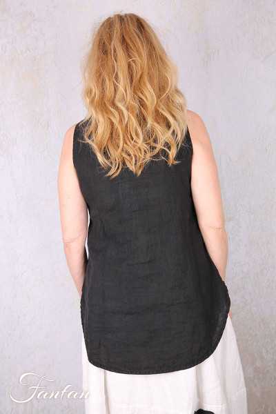 Grizas Top 52144/4-L400 en lin noir