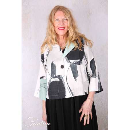 Grizas Veste 71375-L532P4351 imprimée