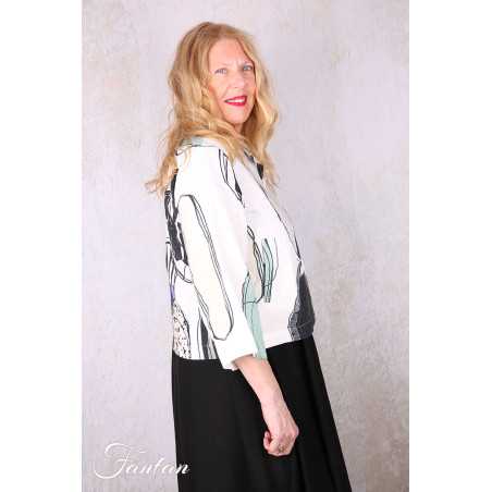 Grizas Veste 71375-L532P4351 imprimée