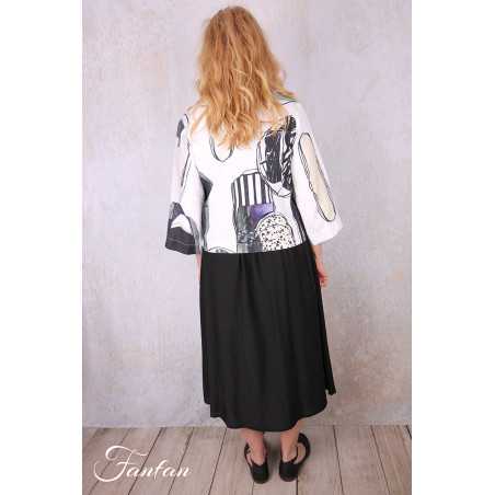 Grizas Veste 71375-L532P4351 imprimée