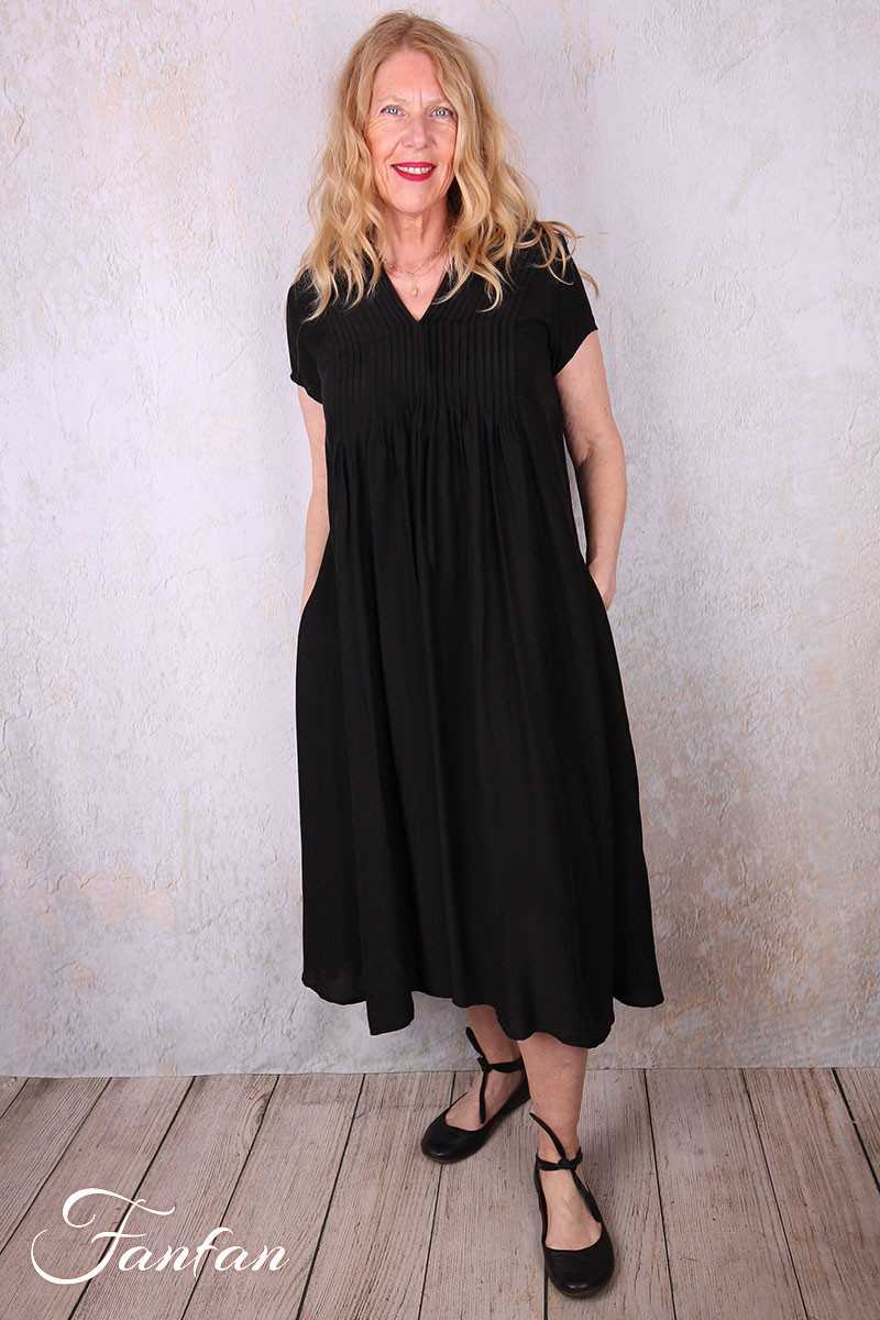 Grizas Robe 5709/2-S3 bambou et soie noir