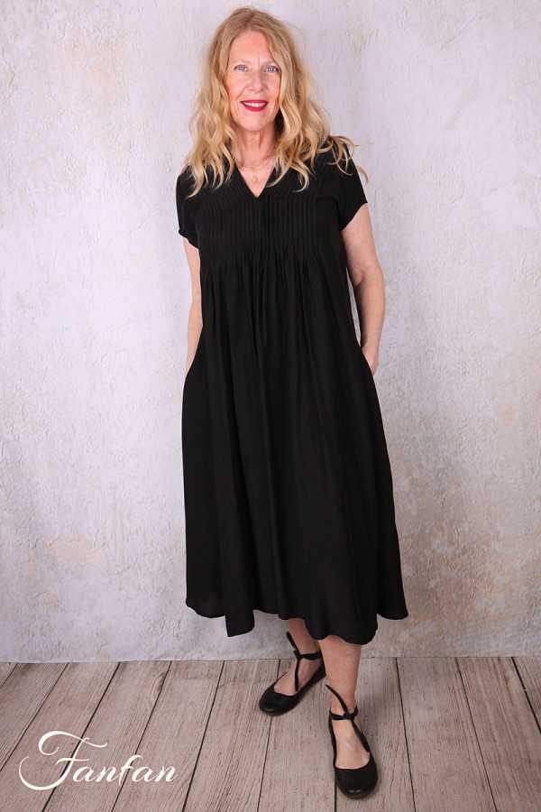 Grizas Robe 5709/2-S3 bambou et soie noir