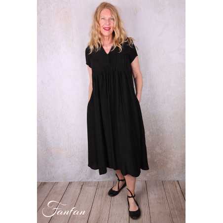Grizas Robe 5709/2-S3 bambou et soie noir