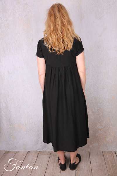 Grizas Robe 5709/2-S3 bambou et soie noir