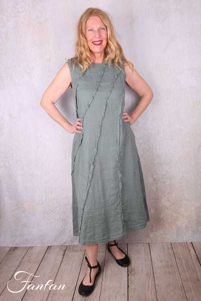 Grizas Robe 91875-L400 en lin vert