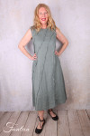 Grizas Robe 91875-L400 en lin vert