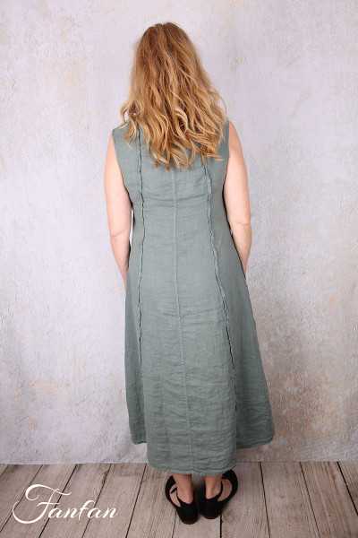 Grizas Robe 91875-L400 en lin vert