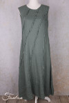 Grizas Robe 91875-L400 en lin vert