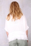 Grizas Blouse 52762-L6 en lin blanc