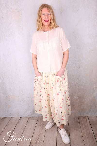 Ewa i walla Blouse Gun 44186 Oat Sushi voile