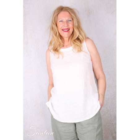 Grizas Top 52144/4-L400 en lin blanc