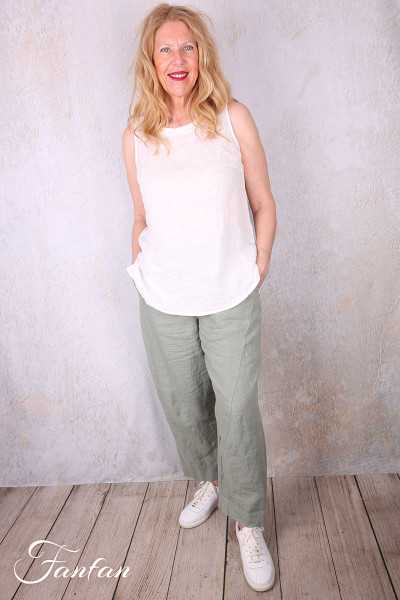 Grizas Top 52144/4-L400 en lin blanc