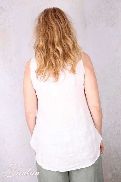 Grizas Top 52144/4-L400 en lin blanc