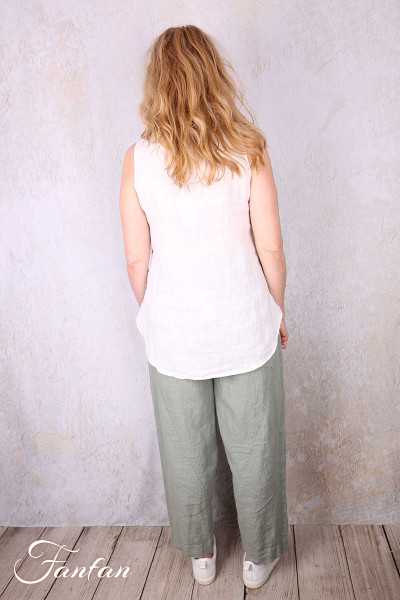 Grizas Top 52144/4-L400 en lin blanc