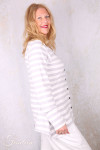PLÜ-Plus la vie Cardigan 5082 Cement stripe