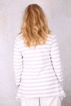 PLÜ-Plus la vie Cardigan 5082 Cement stripe