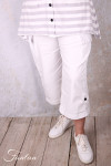 PLÜ-Plus la vie Pantacourt perfect pant 10010 white