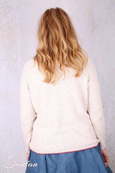 Ewa i walla Pullover coton Raja 44210 Cream