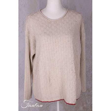 Ewa i walla Pullover coton Raja 44210 Cream