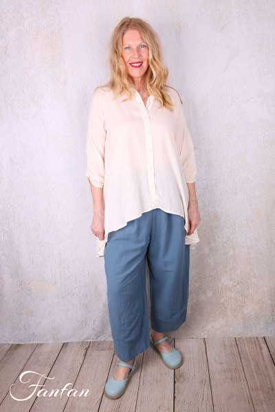 Ewa i walla Blouse Tuvali 44190 Oat sushi voile