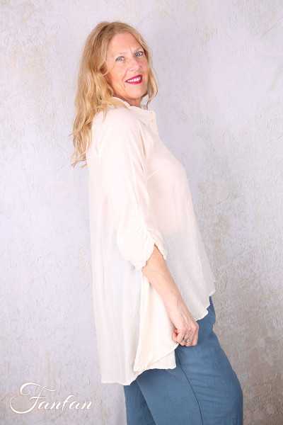 Ewa i walla Blouse Tuvali 44190 Oat sushi voile