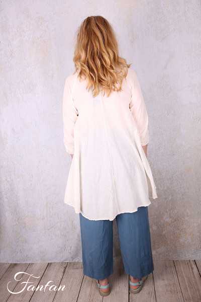Ewa i walla Blouse Tuvali 44190 Oat sushi voile
