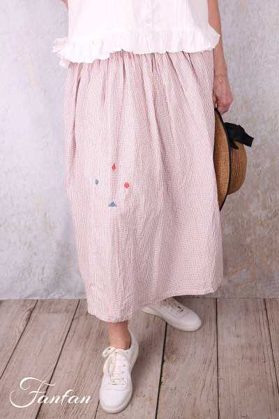 Ewa i walla Jupe Jannika 22322 Original checked cotton