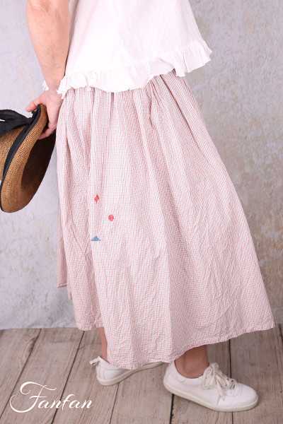 Ewa i walla Jupe Jannika 22322 Original checked cotton