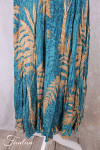 Orientique Robe Ponta Verde 40203 Godet manches courtes