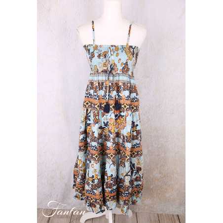 Orientique Jupe ou robe Macieo 6502 Blue