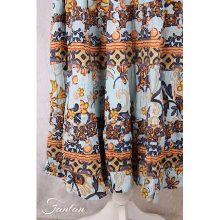 Orientique Jupe ou robe Macieo 6502 Blue