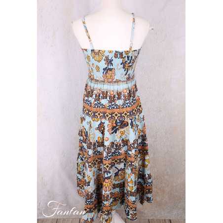 Orientique Jupe ou robe Macieo 6502 Blue
