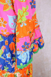 Orientique Robe Miraflores Frill sleeves Layers Mix