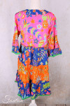 Orientique Robe Miraflores Frill sleeves Layers Mix