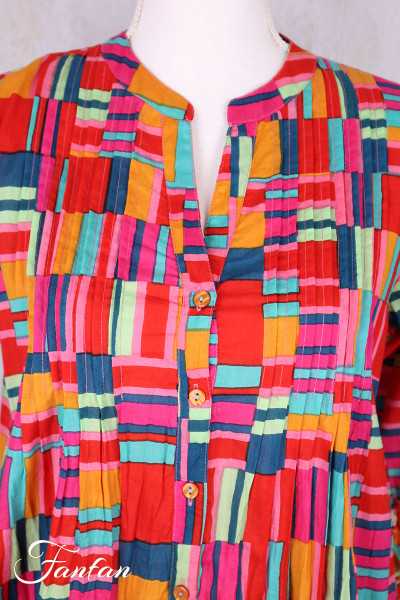 Orientique Robe Peru 71598 Layers Frill sleeves