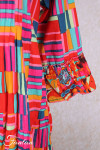 Orientique Robe Peru 71598 Layers Frill sleeves