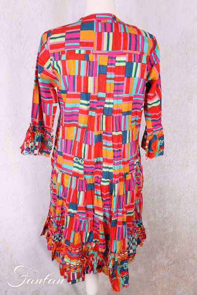 Orientique Robe Peru 71598 Layers Frill sleeves