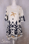 Orientique Robe Nazca 40192 Contemporary Frill sleeves