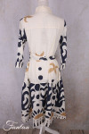 Orientique Robe Nazca 40194 Tie Waist Print
