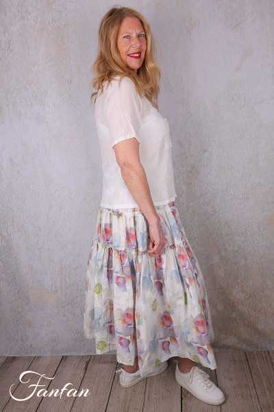 Ewa i walla Blouse Gun 44186 White Sushi voile