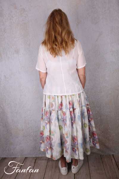 Ewa i walla Blouse Gun 44186 White Sushi voile