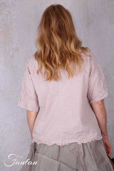 Ewa i walla Blouse Rachelle 44198 Original checked cotton