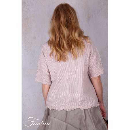 Ewa i walla Blouse Rachelle 44198 Original checked cotton